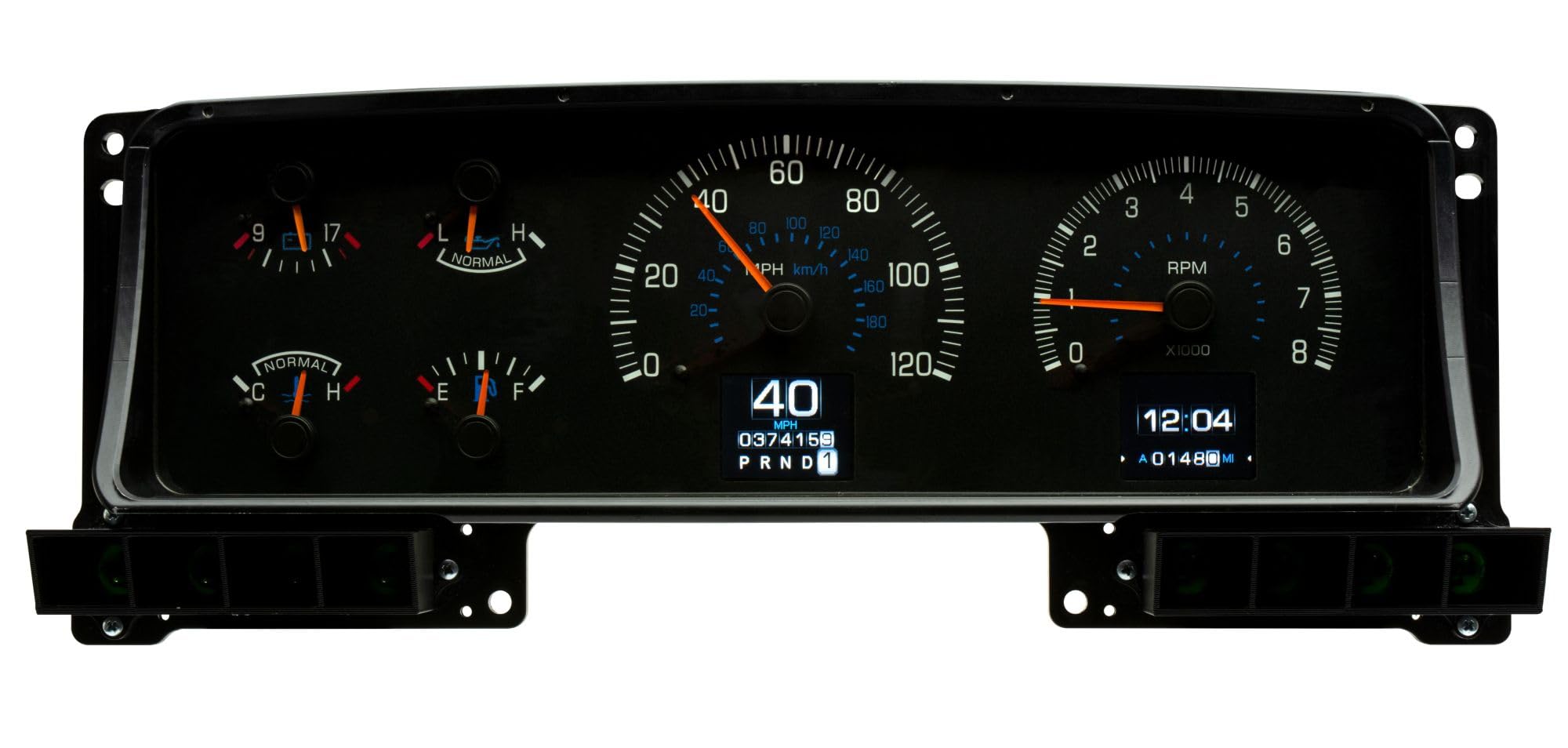 Dakota Digital Retrotech RTX-87F-PU-X Gauge Instrument System Compatible with Ford 1987-91 Pickup and Bronco