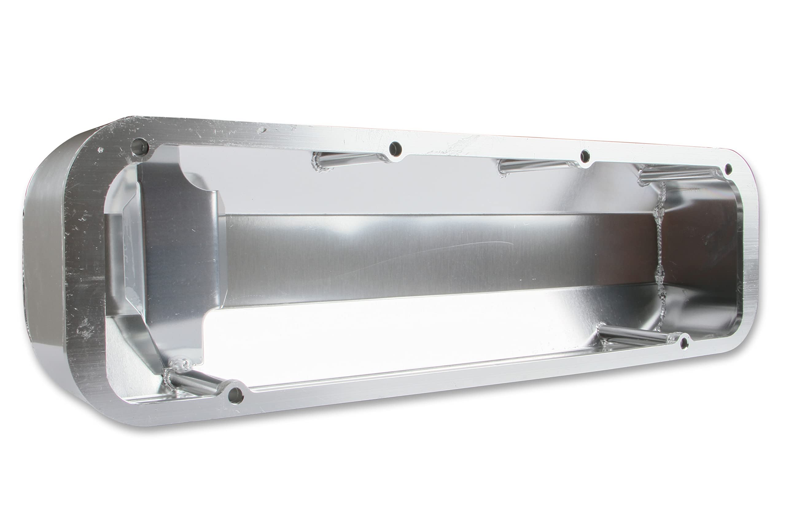 Fabricated Aluminum Mr. Gasket 6874G Valve Covers - Silver Finish