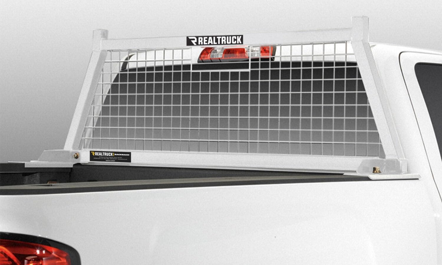 BACKRACK RealTruck Safety Rack Frame Only, White | 10200W | Fits 1997-2023 Toyota Tacoma; 1998-2025 Nissan Frontier; 2004-2012 Chevrolet/GMC Colorado/Canyon & Others