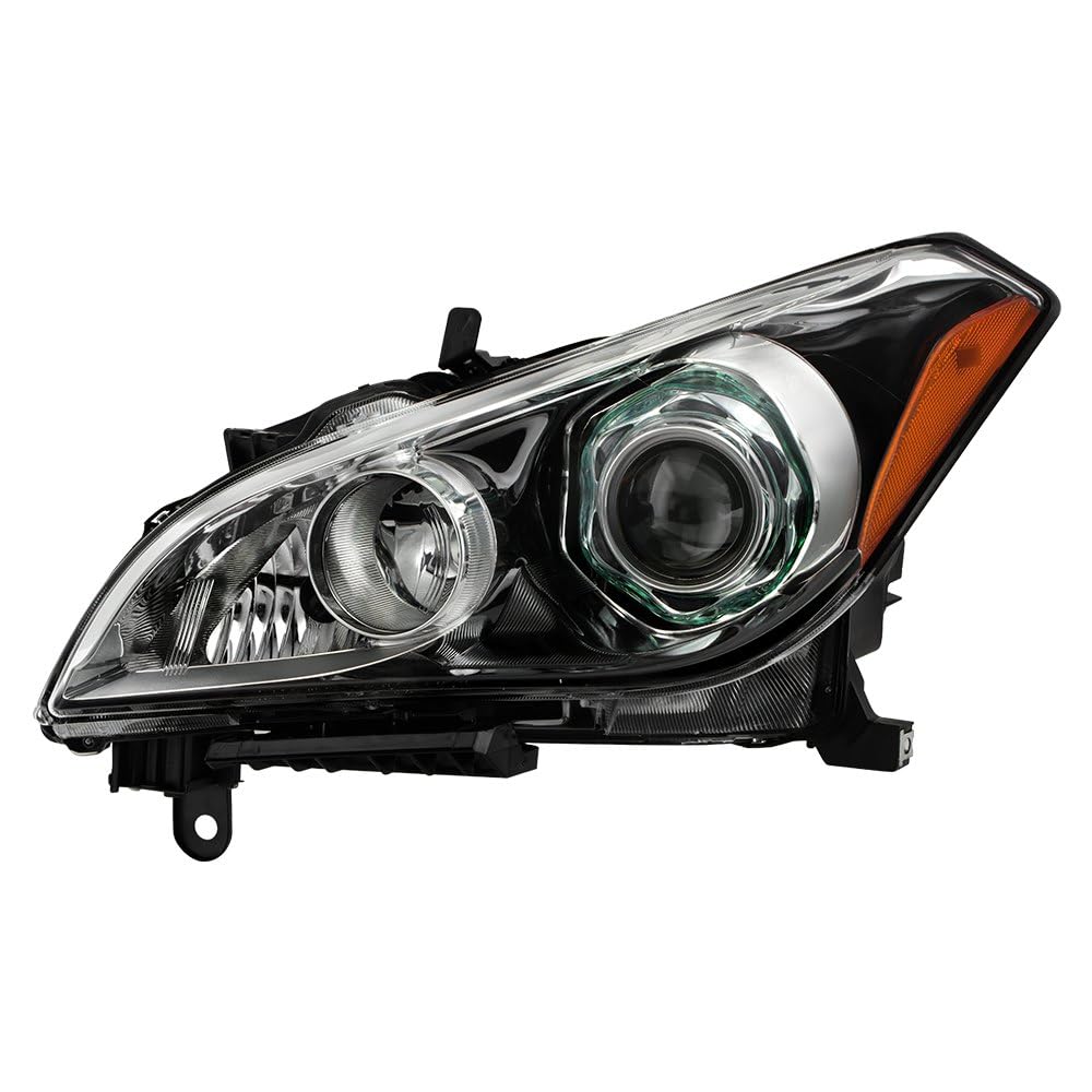 Infiniti M37 11-14 Spyder (OE) Headlight - Low Beam-D2S(Not Included) ; Signal-7440A(Included) - OE Black Left