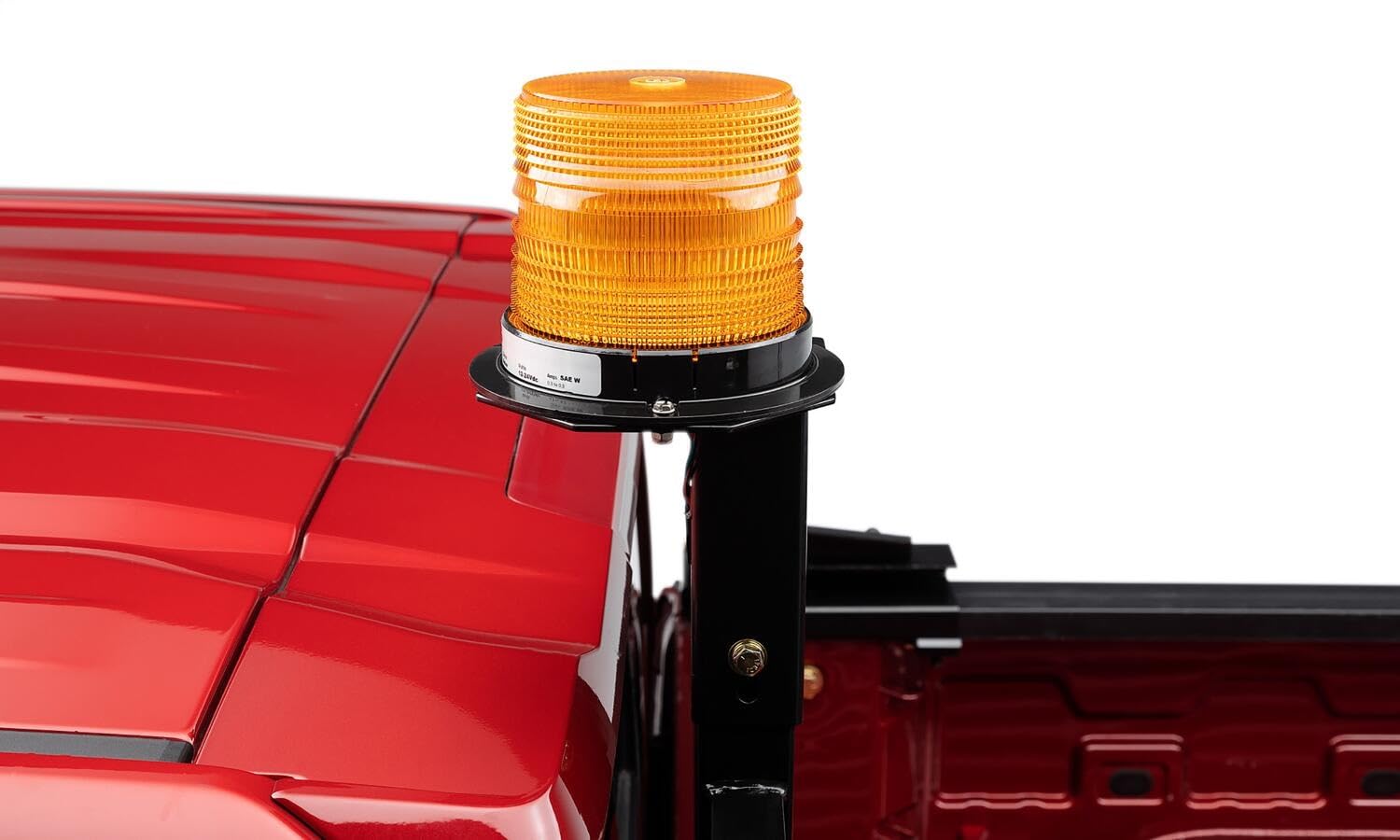 BACKRACK Light Bracket RealTruck 6.5" Base | Black, Driver Side | 81001 | Universal w Frame's