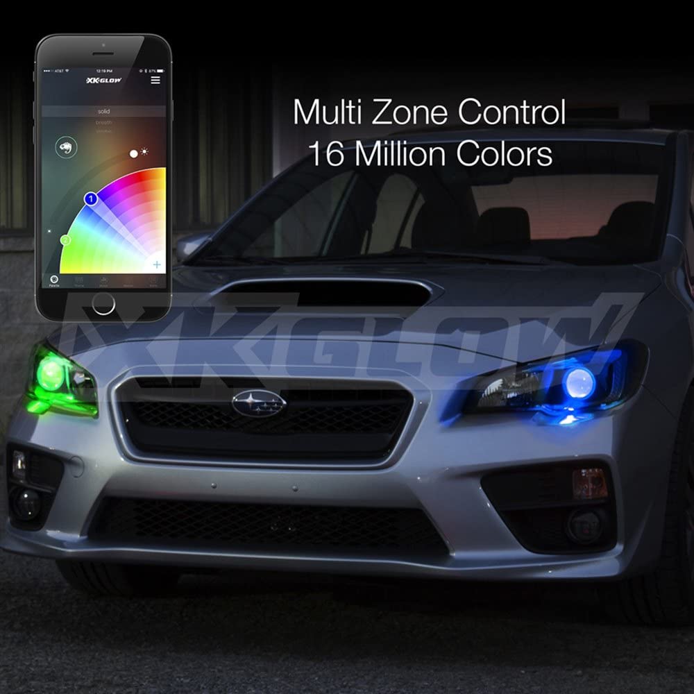 XKGLOW 2xRGB XK042009 Demon Eye Million Color Smartphone App Controlled Kit