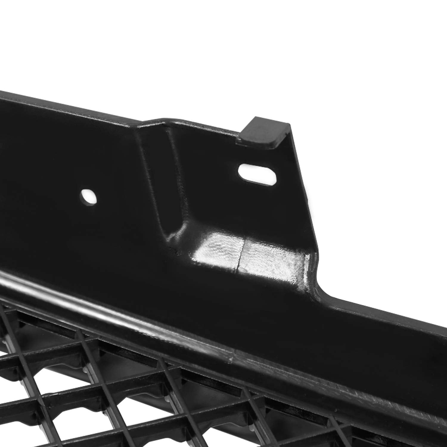 Glossy Black Spec-D Tuning Front Hood Grille 1PC Compatible with 2007-2013 Chevy Silverado 1500