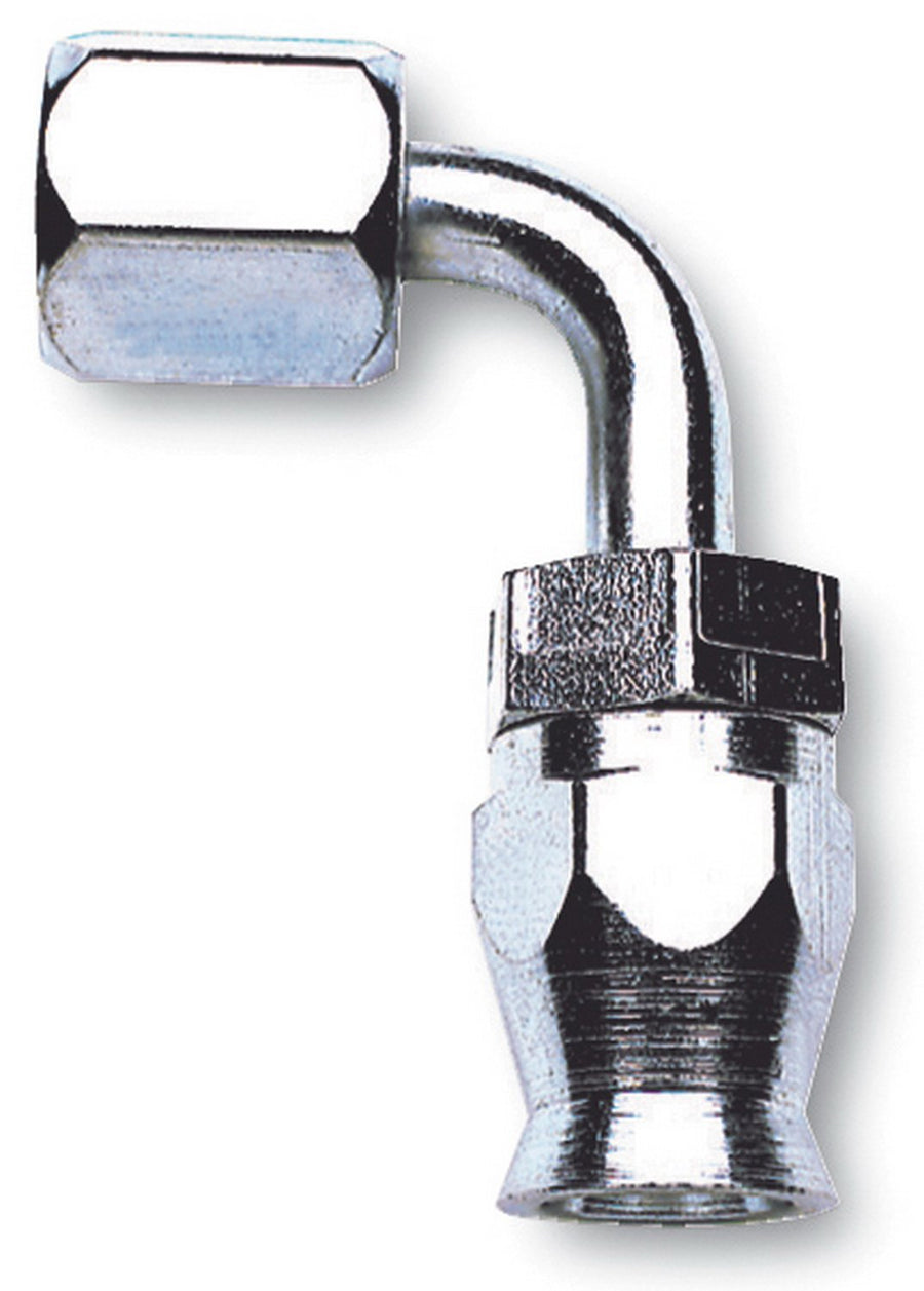EDEL/RUSSELL 620421 Powerflex Endura Aluminum -6AN Power Steering 90-Degree Hose End