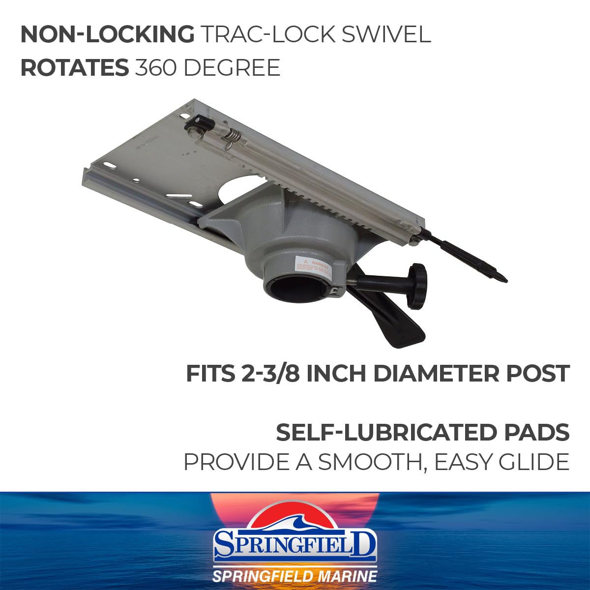 Locking Slide Springfield Marine & Swivel, 2-3/8"