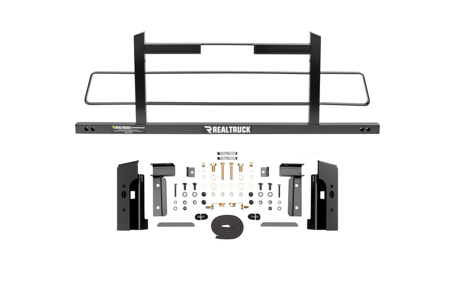 BACKRACK Hardware Kit RealTruck for use w/Wide-Top Tonneau, Black, No Drill | 50124 | Fits 2019-2025 Chevrolet/GMC Silverado/Sierra 2500 HD/3500 HD