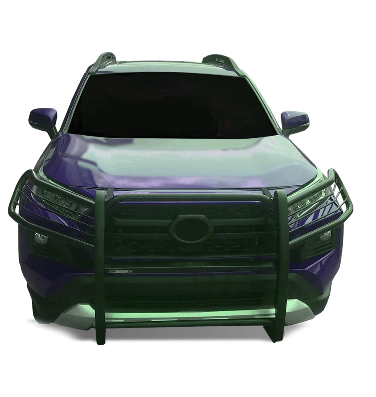 Bumper Guard Modular Black Black Horse Grille Compatible with 2019-2024 Toyota RAV4-17A093904MA