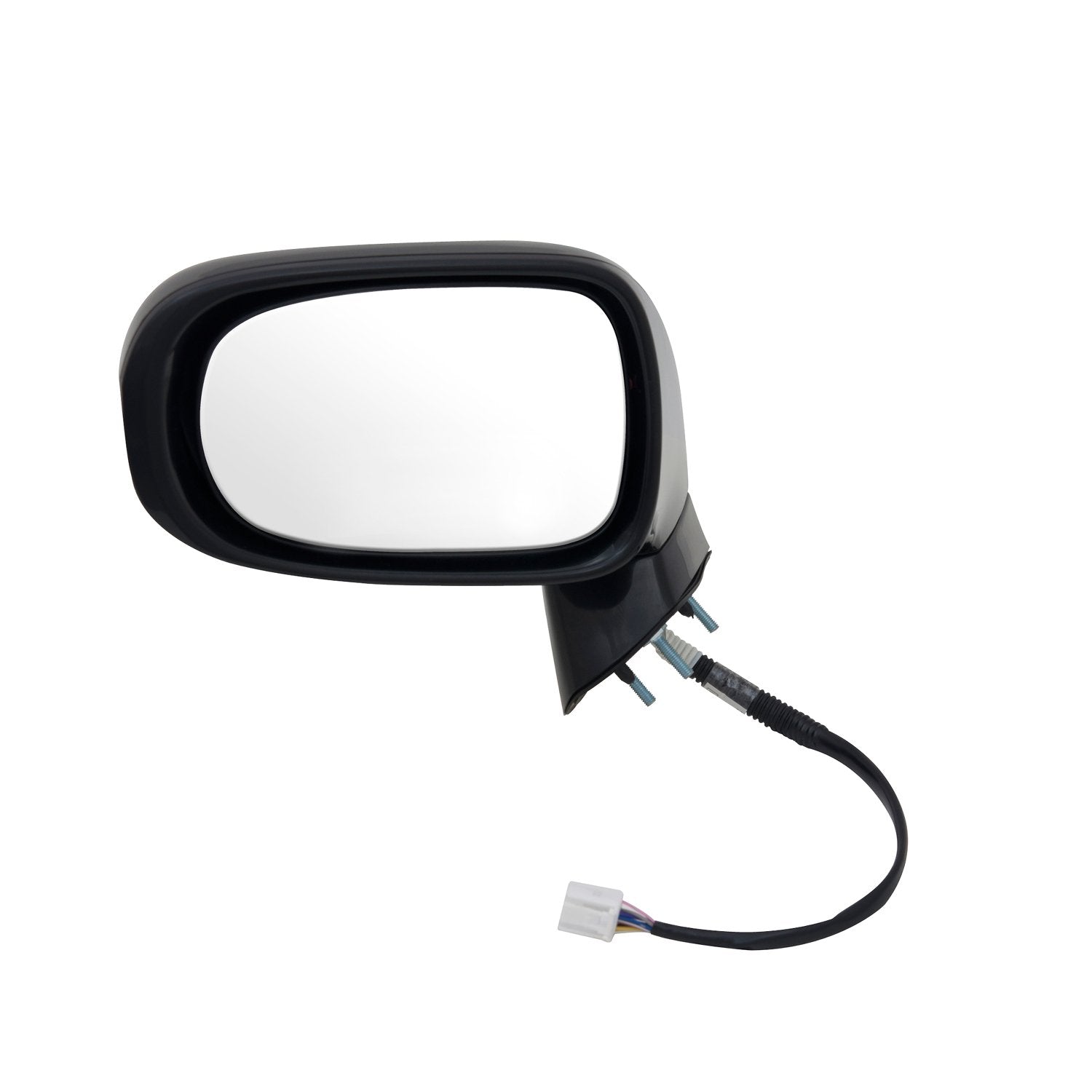 Driver Side Fit Mirror for Lexus ES350, Black, PTM, w/Turn Signal, Puddle lamp, Memory, Foldaway w/o auto dimming, Heated Power