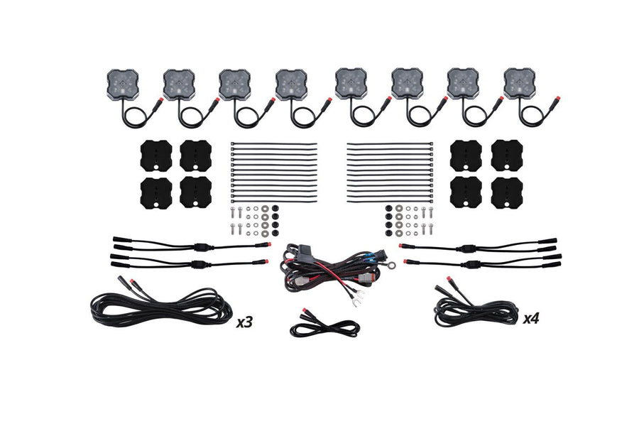 RGBW Rock Light Installer Magnet Mount Kit Diode Dynamics (8-Pack)