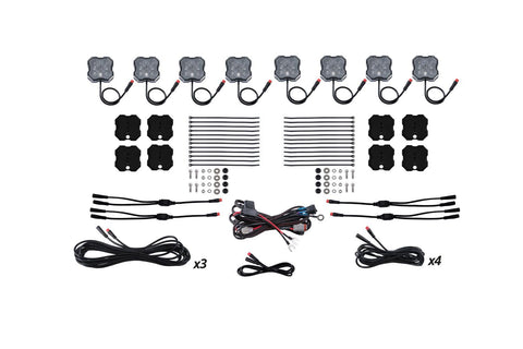 RGBW Rock Light Installer Magnet Mount Kit Diode Dynamics (8-Pack)