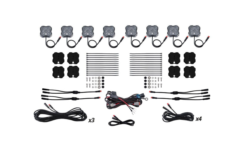 RGBW Rock Light Installer Magnet Mount Kit Diode Dynamics (8-Pack)