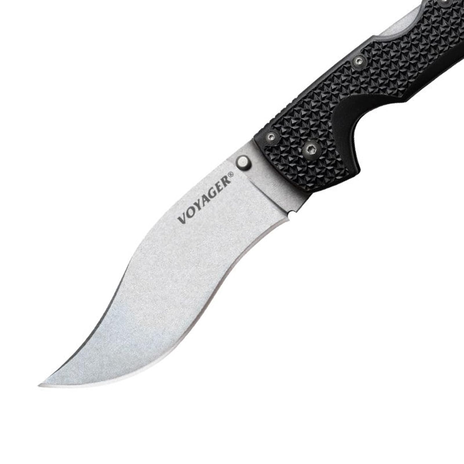 Cold Steel Vaquero XL Voyager 5.5" AUS10A Kukri Plain Edge Razor-Sharp Blade 6.75" Griv-Ex Handle Everyday Carry Tactical Folding Knife