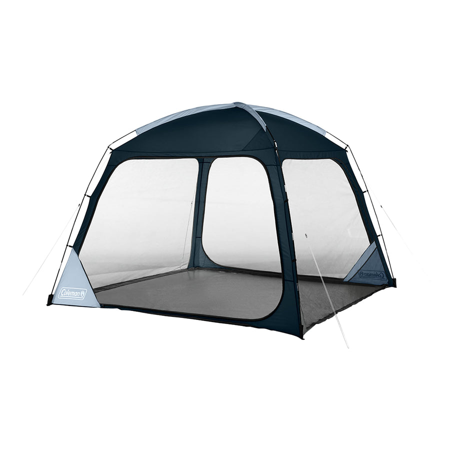 Skyshade Coleman Screen Dome Canopy Tent, 10 x 10 Shade Canopy, UPF 50+ Outdoor Canopy Tent for Camping, Tailgating, and Beach Shade, Blue Nights