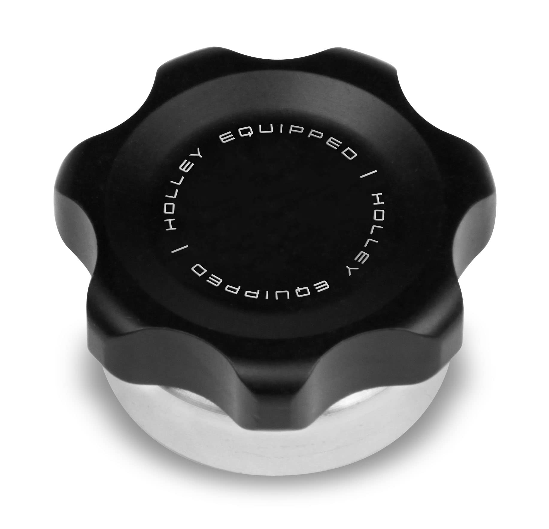 Holley Billet Fuel Cell Cap 241-228 with Holley Equipped Logo