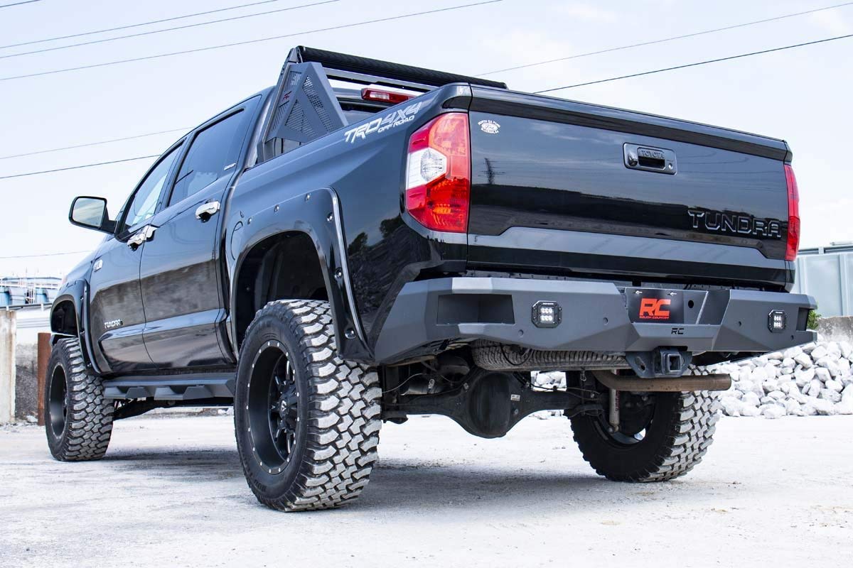 Rough Country Rear Heavy Duty LED Bumper for 2014-2021 Toyota Tundra - 10778