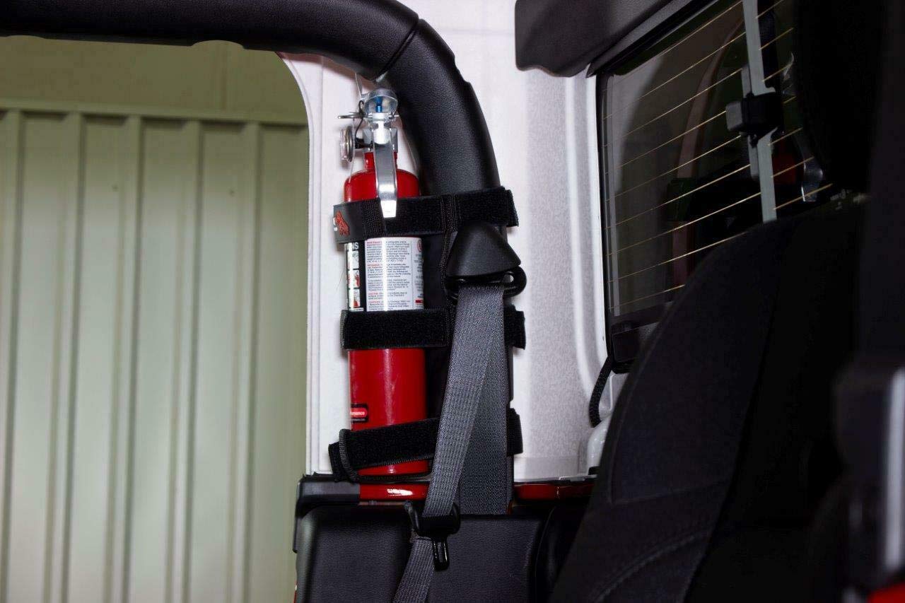 Fire Extinguisher Holder Fishbone Offroad FB55154 - Black