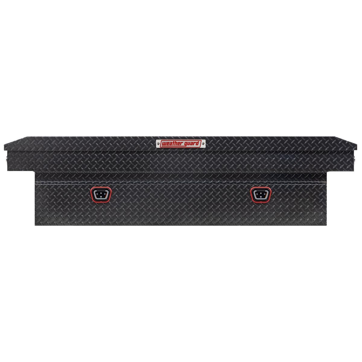 Weather Guard Saddle Box Model 117-6-04, Aluminum, Full Extra Wide, Gunmetal Gray, 14.4 cu ft