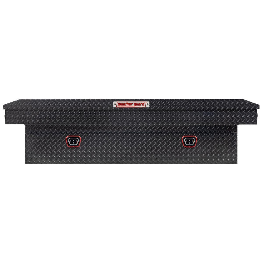 Weather Guard Saddle Box Model 117-6-04, Aluminum, Full Extra Wide, Gunmetal Gray, 14.4 cu ft