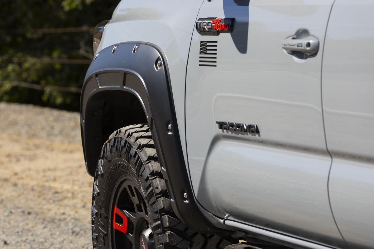 Defender Fender Flares Rough Country for 2016-2023 Toyota Tacoma - A-T11621