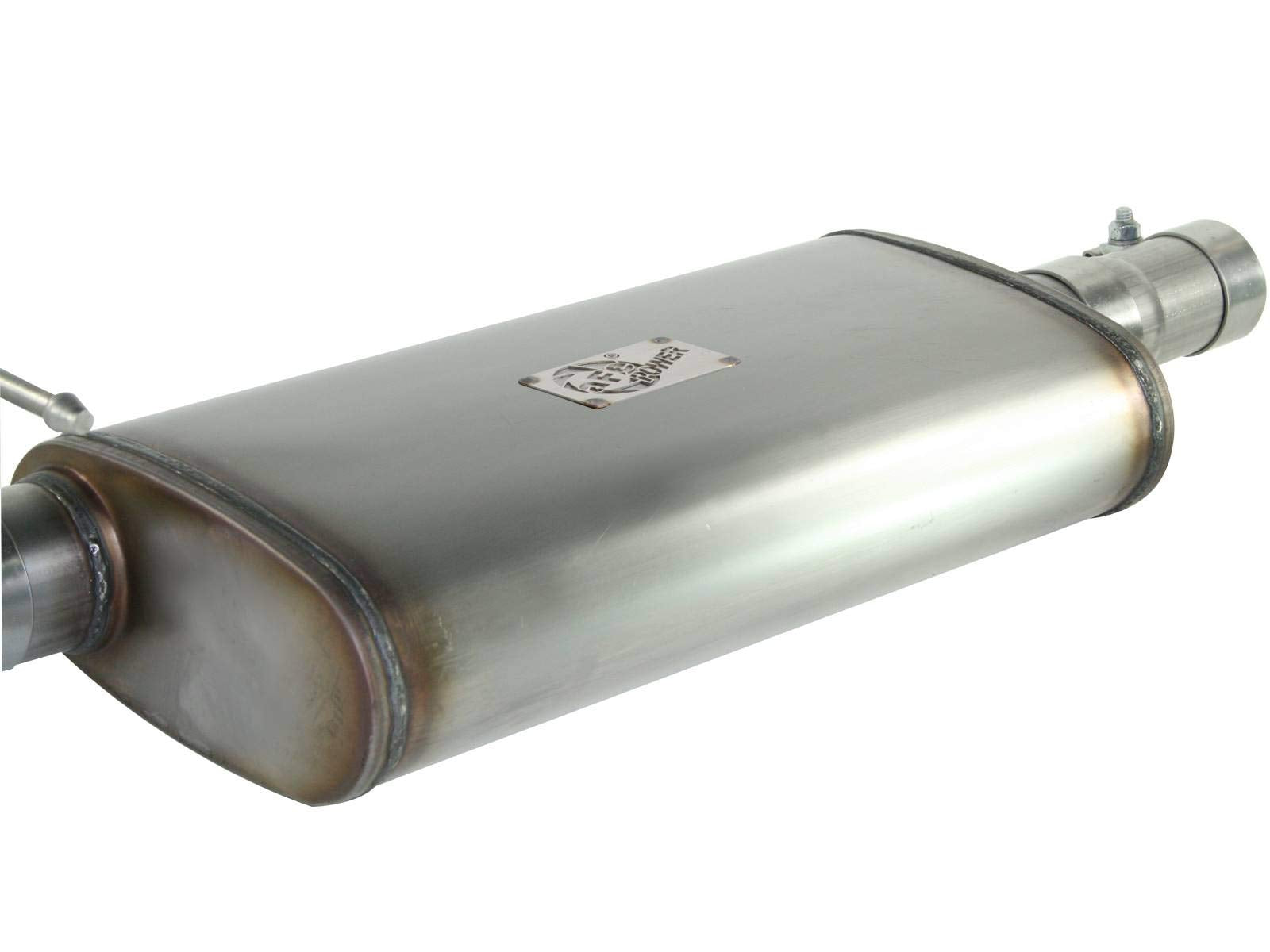 MACH Force XP aFe 2.5" 409 Stainless Steel Cat-Back Exhaust System with Hi-Tuck Tailpipe for Jeep Wrangler TJ L6-4.0L