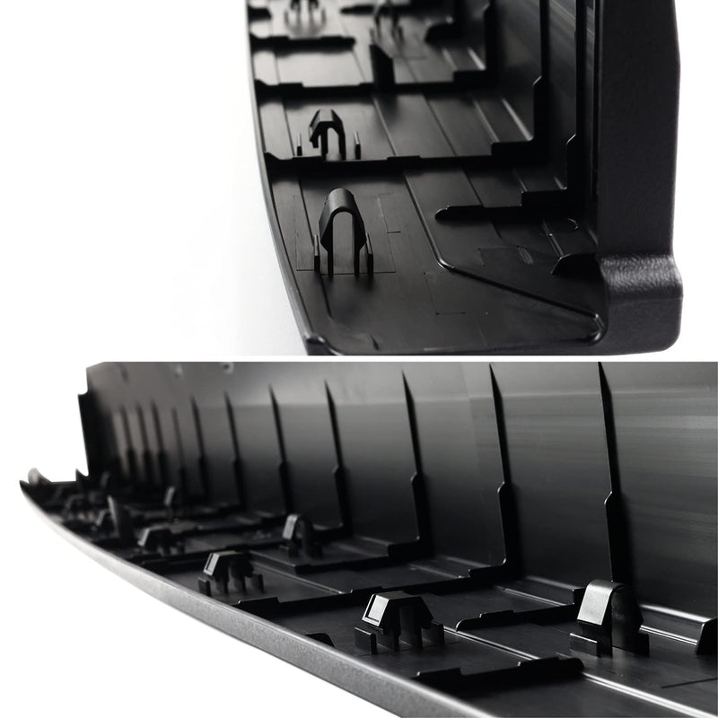 Tailgate Spec-D Tuning Black Molding Cap Protector Spoiler Cover Compatible with 2016-2018 Toyota Tacoma