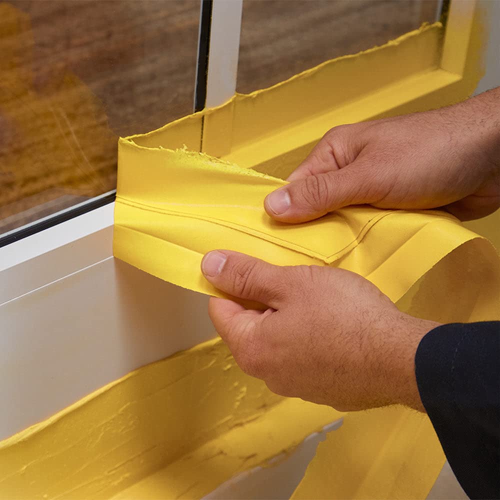 Flood Protection Flex Paste, Wrapped Sleeve, (3) 8.75 oz, Waterproof Rubberized Paste, Removable, Use on Windows, Doors, Garage Doors, Seams, Casings, Thresholds, Conduits, Vents, Ducts, and More