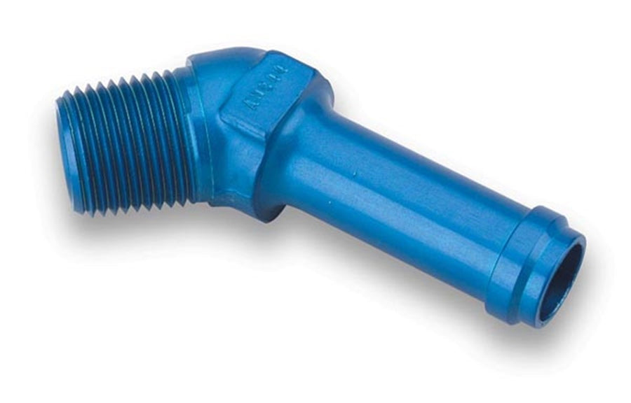 Earl's 45 Degree 1/2 in. Hose to 3/8 in. NPT Male Elbow 984408ERL