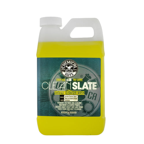 Chemical Guys Clean Slate CWS80364 Deep Surface Cleaning Car Wash Soap (Removes Old Car Waxes, Glazes & Sealants for Superior Surface Prep), 64 fl oz (Half Gallon), Citrus Scent