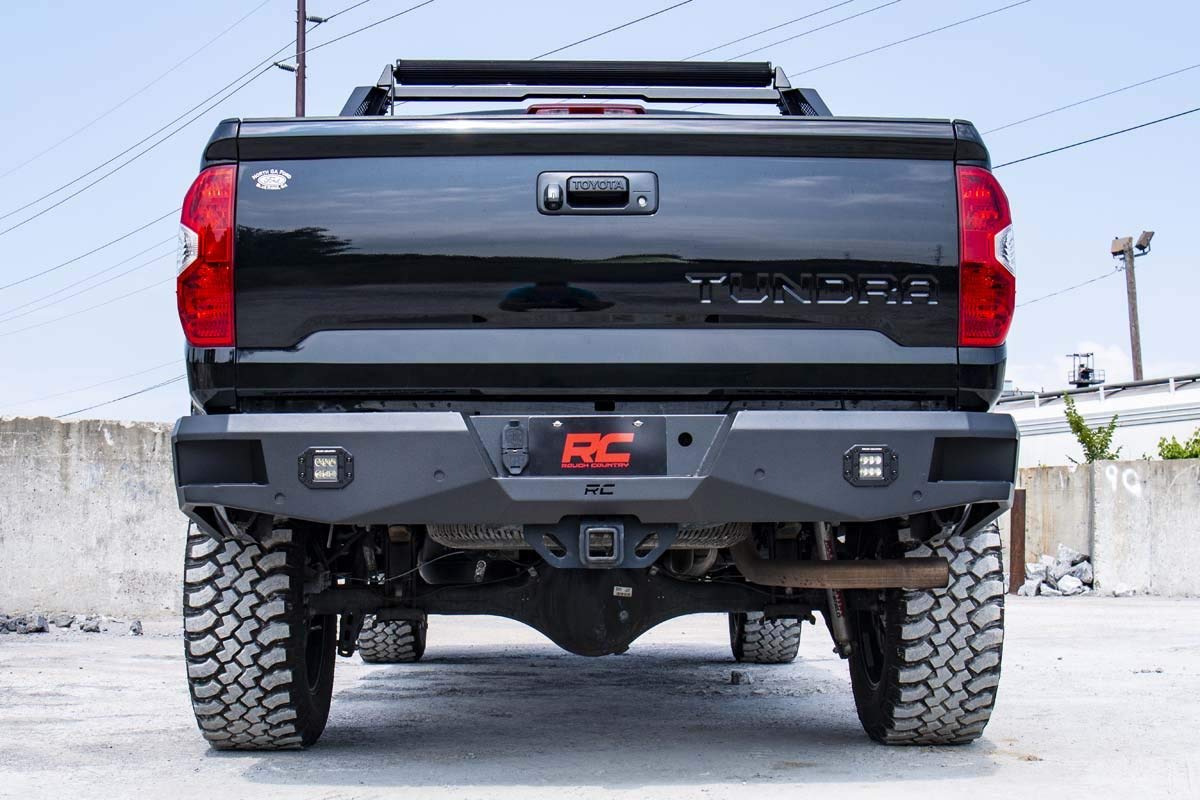 Rough Country Rear Heavy Duty LED Bumper for 2014-2021 Toyota Tundra - 10778