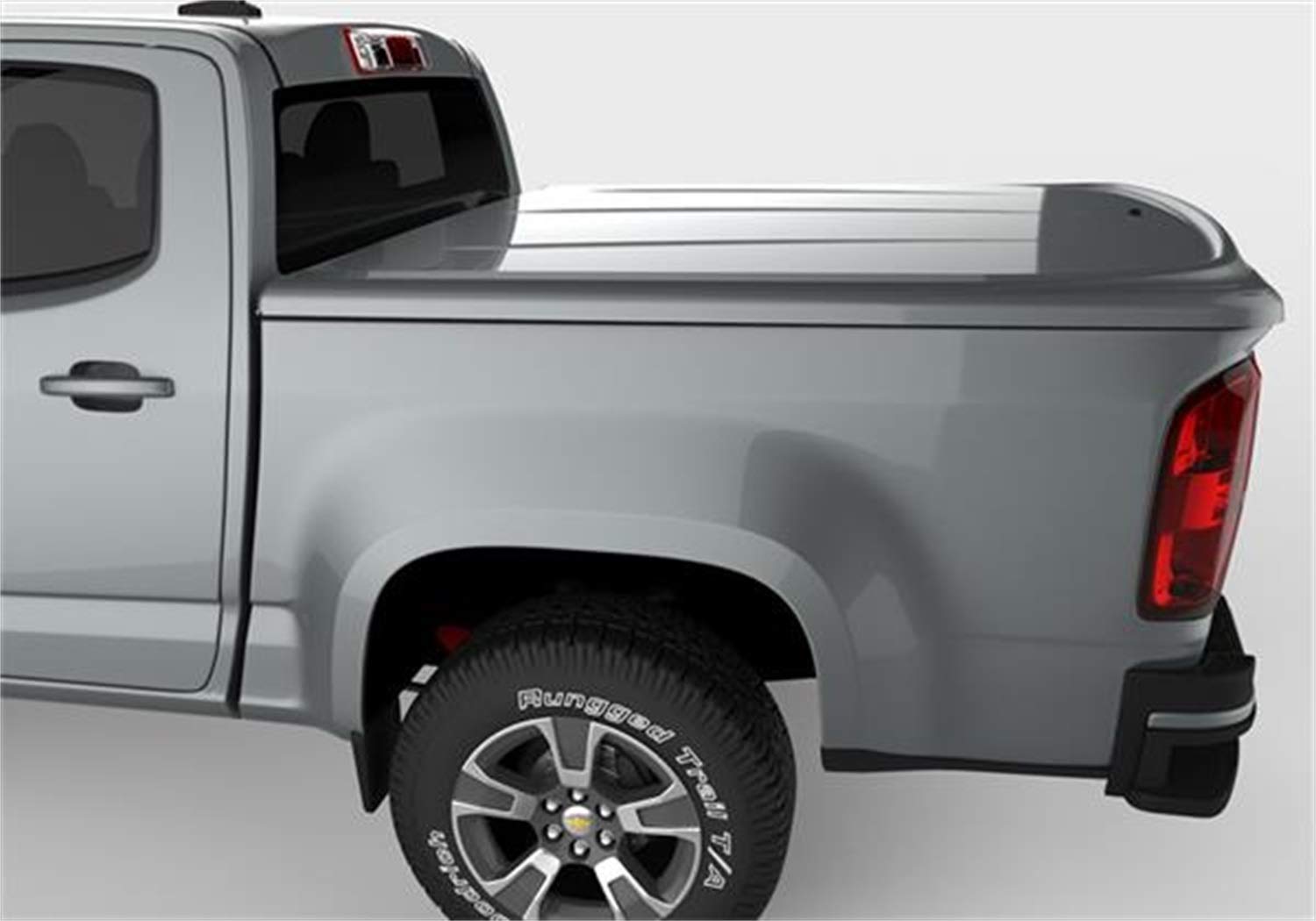 UnderCover RealTruck Lux One-Piece Truck Bed Tonneau Cover | UC1156L-GBV | Fits 2015 - 2018 Chevy/GMC Colorado/Canyon GBV(WA637R) - Cyber Grey Effect 5' 3" Bed (62.7")