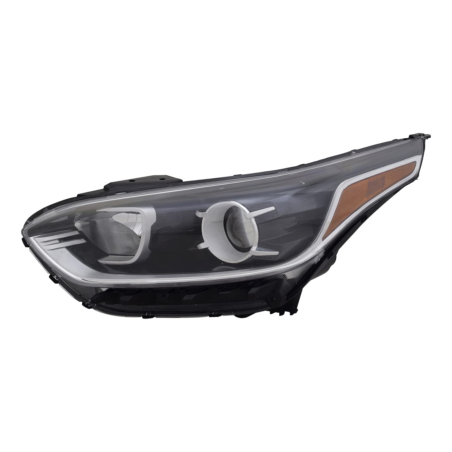 Left TYC Headlight Assembly Compatible with 2019-2021 Kia Forte