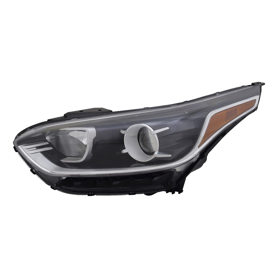 Left TYC Headlight Assembly Compatible with 2019-2021 Kia Forte
