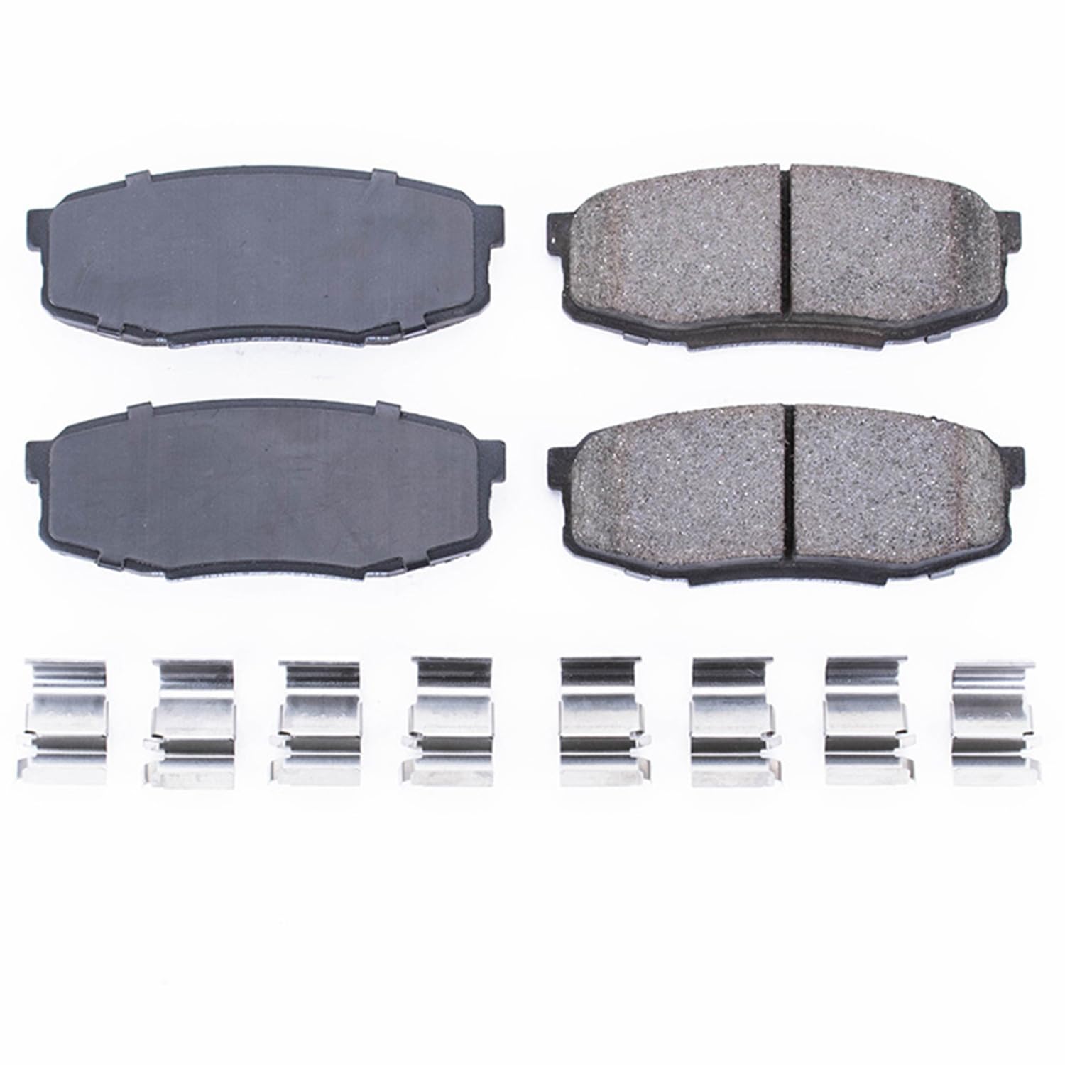 Power Stop Brake Kit Front For Lexus LX570 2008-11 |LX570 2013-21 |Toyota Land Cruiser 2008-11 |Land Cruiser 2013-21 |Sequoia 2008-22 - Ceramic Brake Pads With Installation Hardware, 17-1304