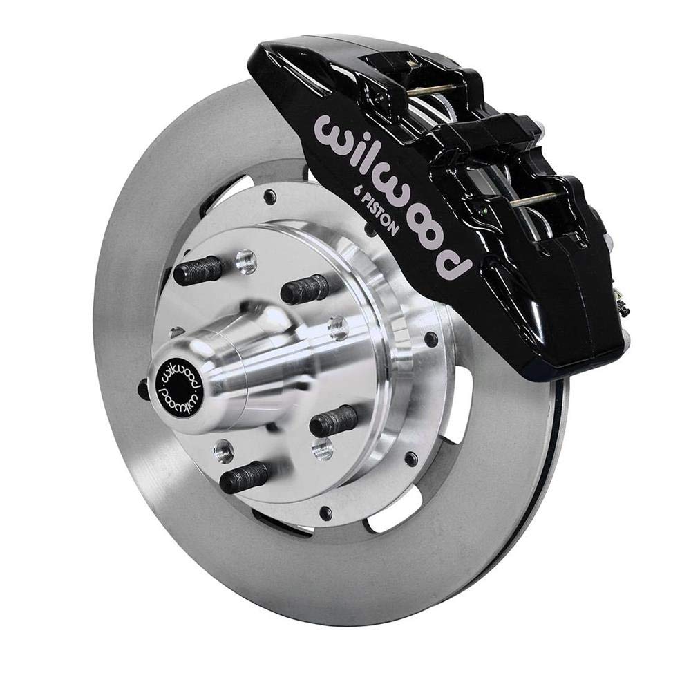 Front Hub Kit, DP6A 12.19", Drilled, Red