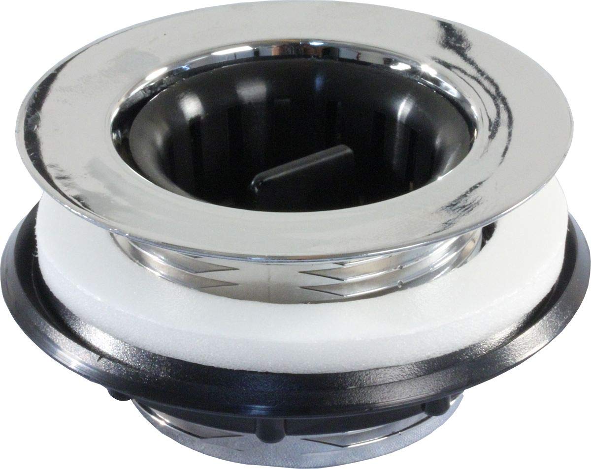 Strainer JR Products 95035 with Threaded Basket - Chrome