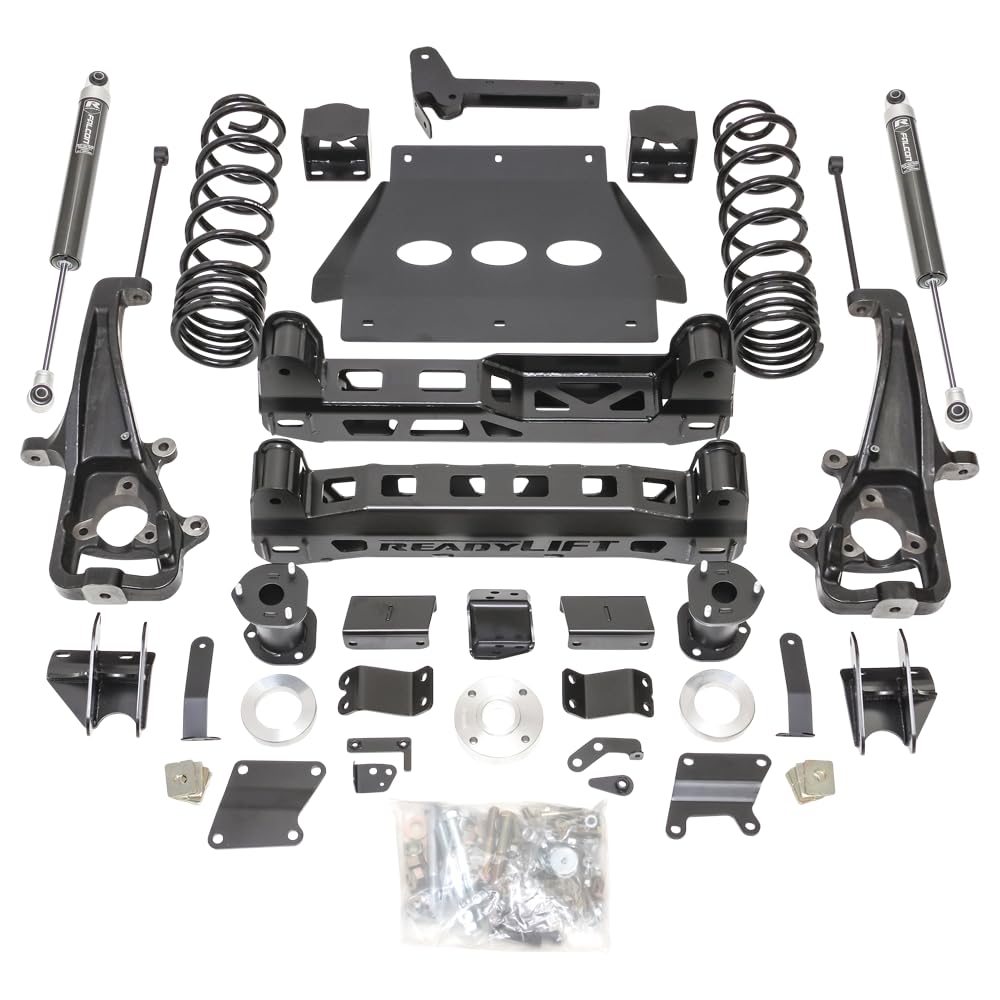 6.0'' ReadyLIFT Lift Kit Without Factory Air Suspension W/Falcon 1.1 Monotube Shocks For Dodge/Ram 1500 4WD