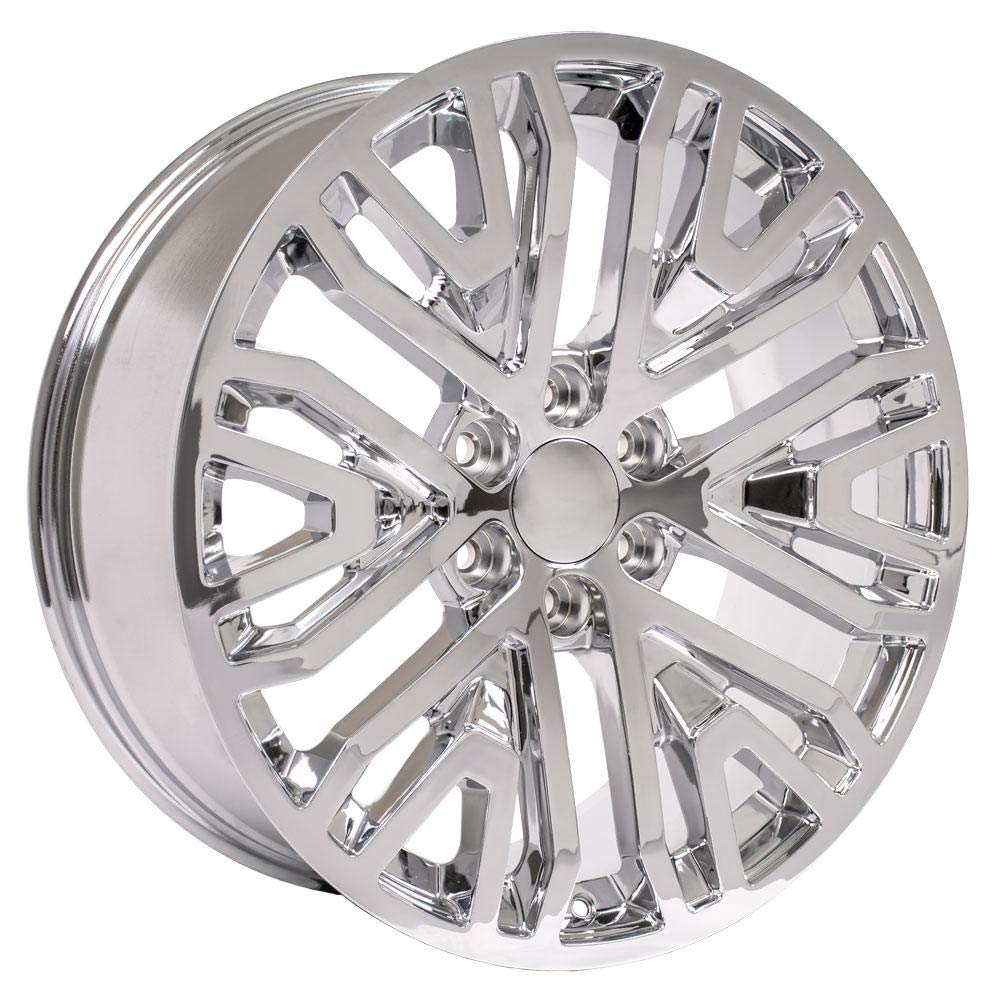 22 Inch OE Wheels CV37 Rim Fits Sierra 1500 Style 6x139.7 22x9 Chrome - Hollander 5906 (1)