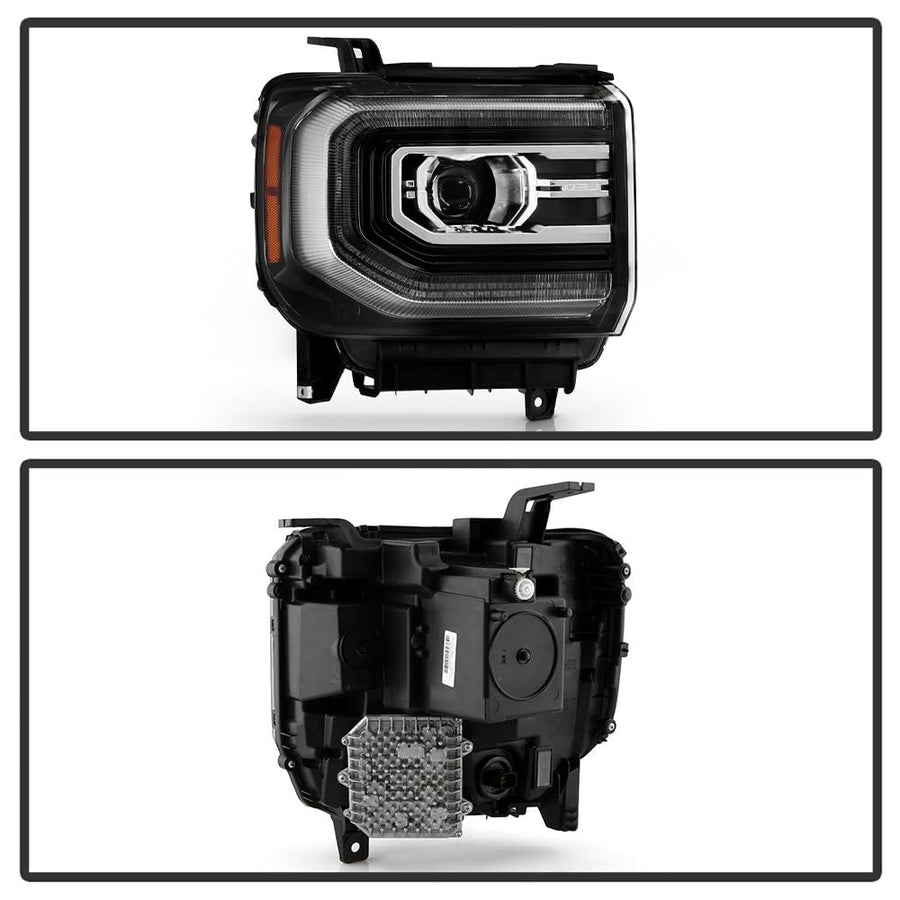 GMC Sierra Denali 16-18 Spyder (POE) Full LED w/DRL Projector Headlight - OE Right