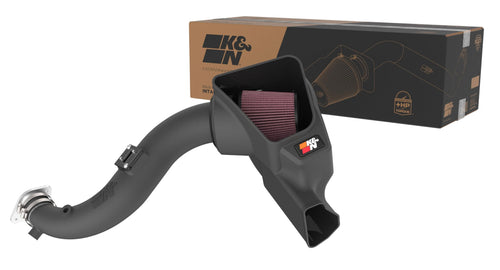 Cold Air Intake System K&N: High-Flow Air Filter, Increase Performance & Acceleration: Compatible with 2024-2025 Ford: Mustang, 63-2627