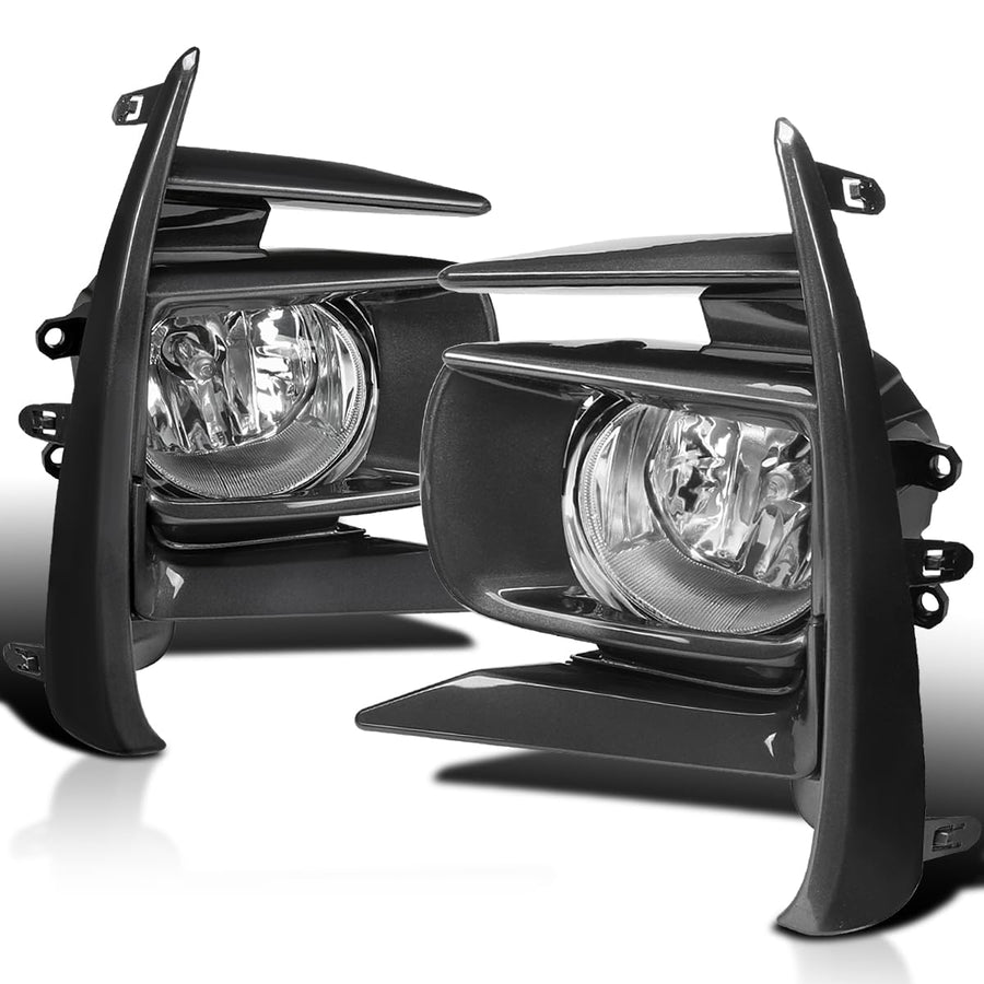 Fog Lights SPEC-D TUNING + H11 Bulbs + Switch Compatible with 2018-2019 Toyota Sienna, L+R Pair Assembly