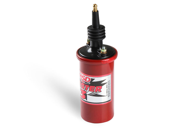Blaster 3 Series MSD 8223 Ignition Coil (90 degree terminal/boot), Red