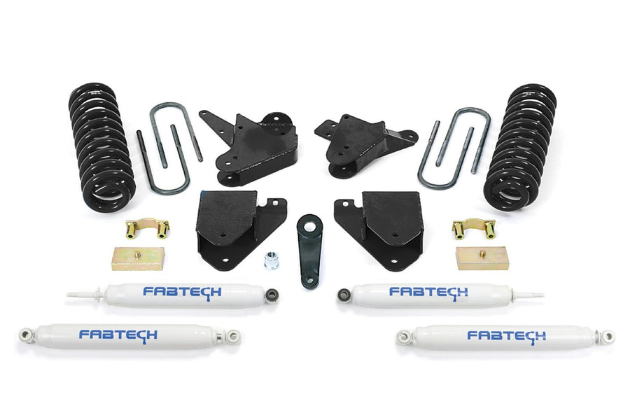 Fabtech K2062 Lift System Basic w/Shocks w/Performance Shocks 6 in. Lift Incl. Front And Rear Shocks Rear Blocks And U-Bolts Drop Pitman Arm All Required Hardware Basic Lift System w/Shocks
