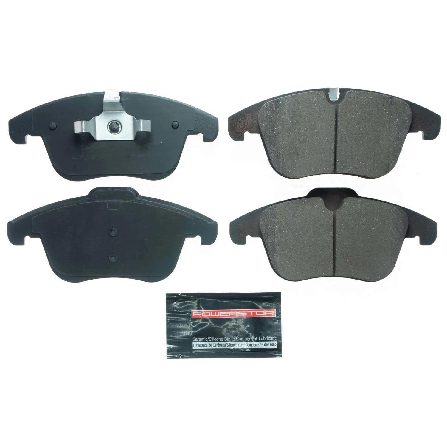 Front Brake Kit Power Stop For Jaguar XE 2016-19 - Ceramic Brake Pads With Installation Hardware, 17-1869