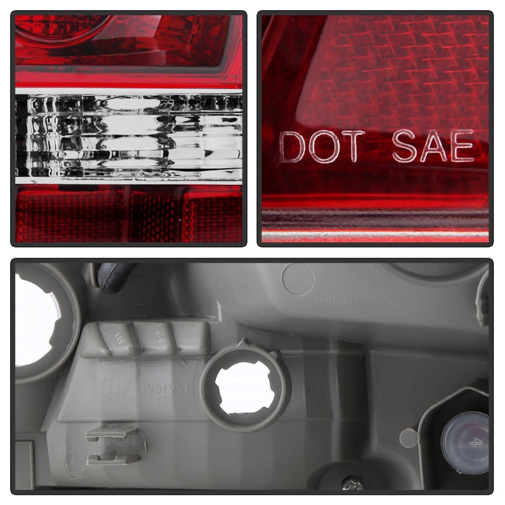 Nissan Altima 14-15 Spyder (OE) Driver Side Tail Lights (Grey Rear Housing) - Signal-3157A(Not Included) ; Reverse-921(Not Included) ; Brake-W21(Not Included) - OEM Left