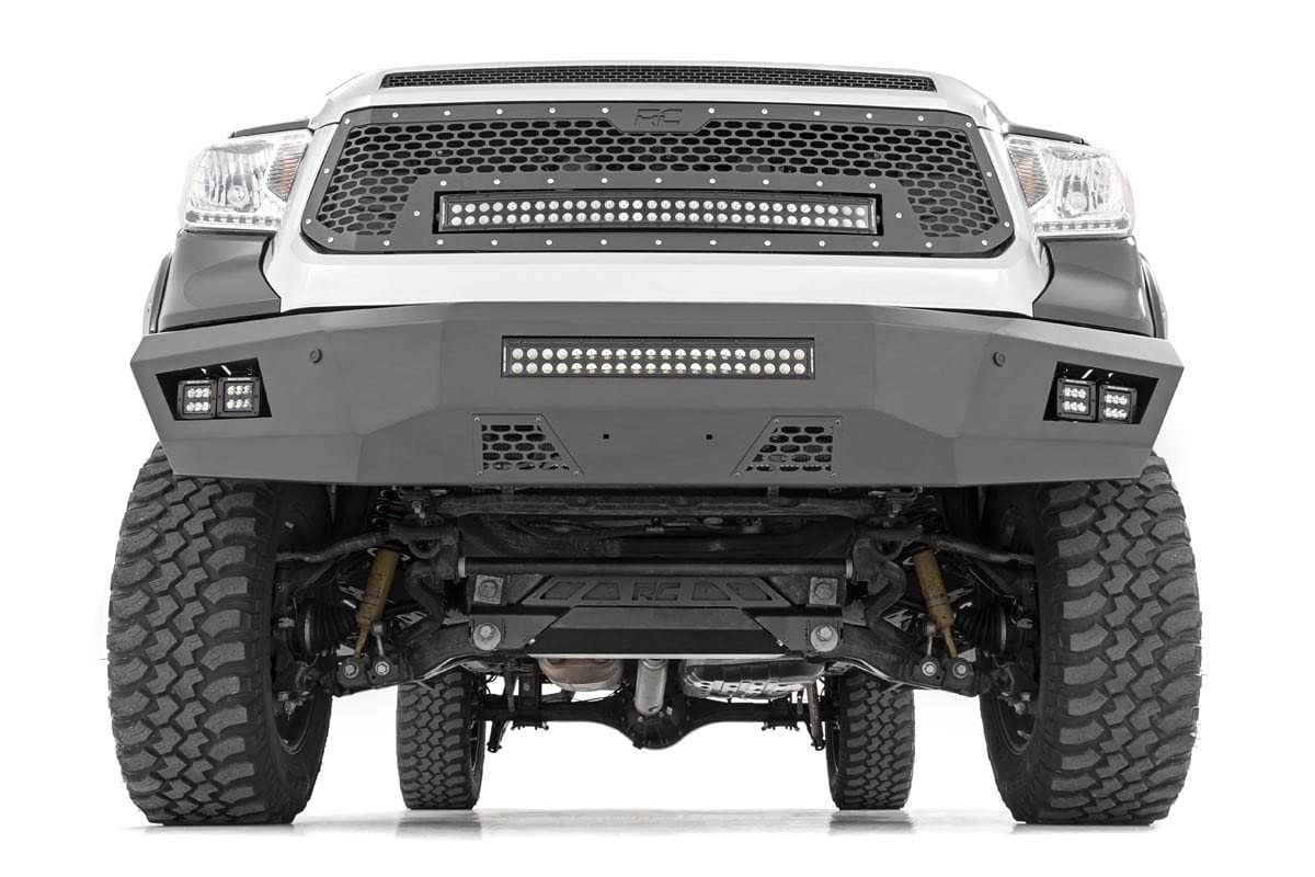 Rough Country LED Mesh Grille Insert w/White DRL for 2014-2017 Tundra - 70225