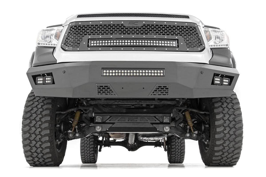 Rough Country LED Mesh Grille Insert w/White DRL for 2014-2017 Tundra - 70225