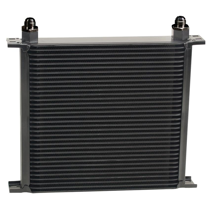 KIT-Stack Derale Plate Cooler 34 Row (-8AN 90° Swivel)