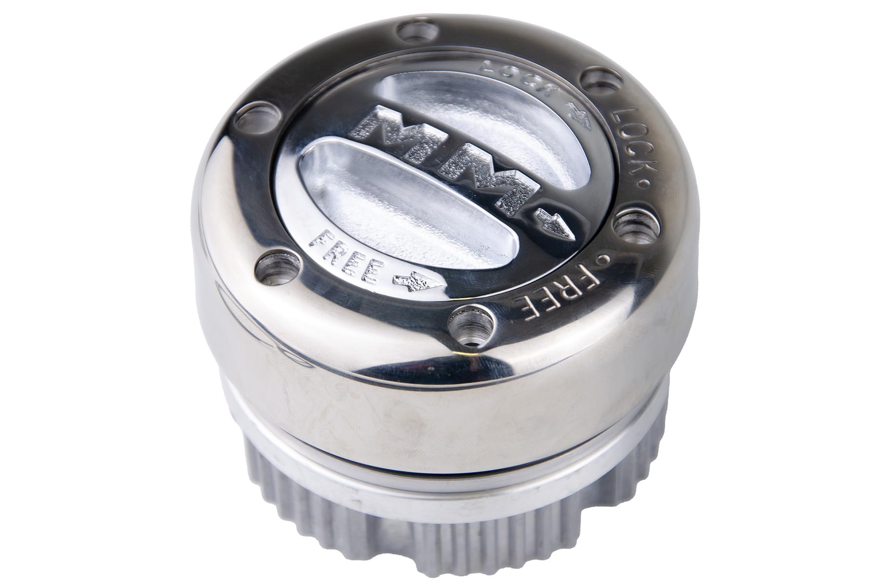 Mile Marker 104 Locking Hubs Pair of Billet Silver Premium fits 1974 1987 Cherokee Gladiator Wagoneer - Built for Durability & Reliability in Extreme Off Road Conditions