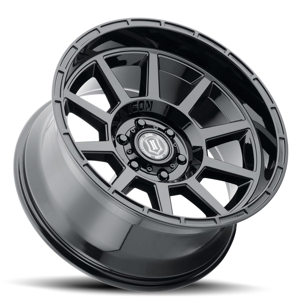 Recoil ICON Alloys, Gloss Black, 20 x 10/6 x 135, 24mm Offset, 4.5" BS, 6220106345GB