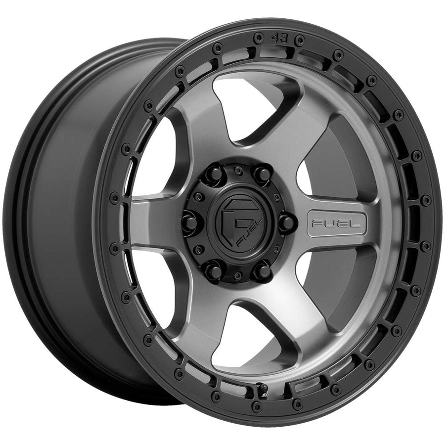 17x9 Fuel D752 Gunmetal Wheel Rim 5x5" -12mm Inch 17